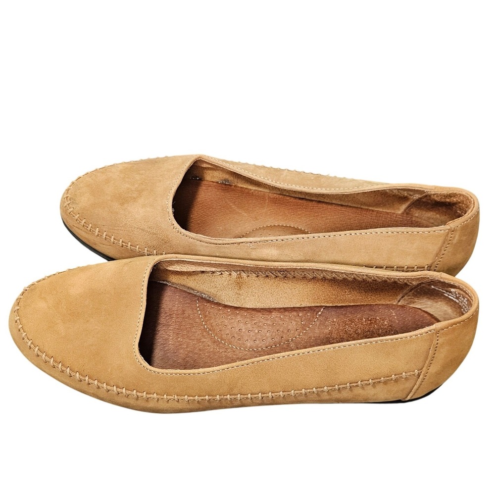 Bass Suede Ballet Flats Slip-on‎ Loafer Shoes Comfort